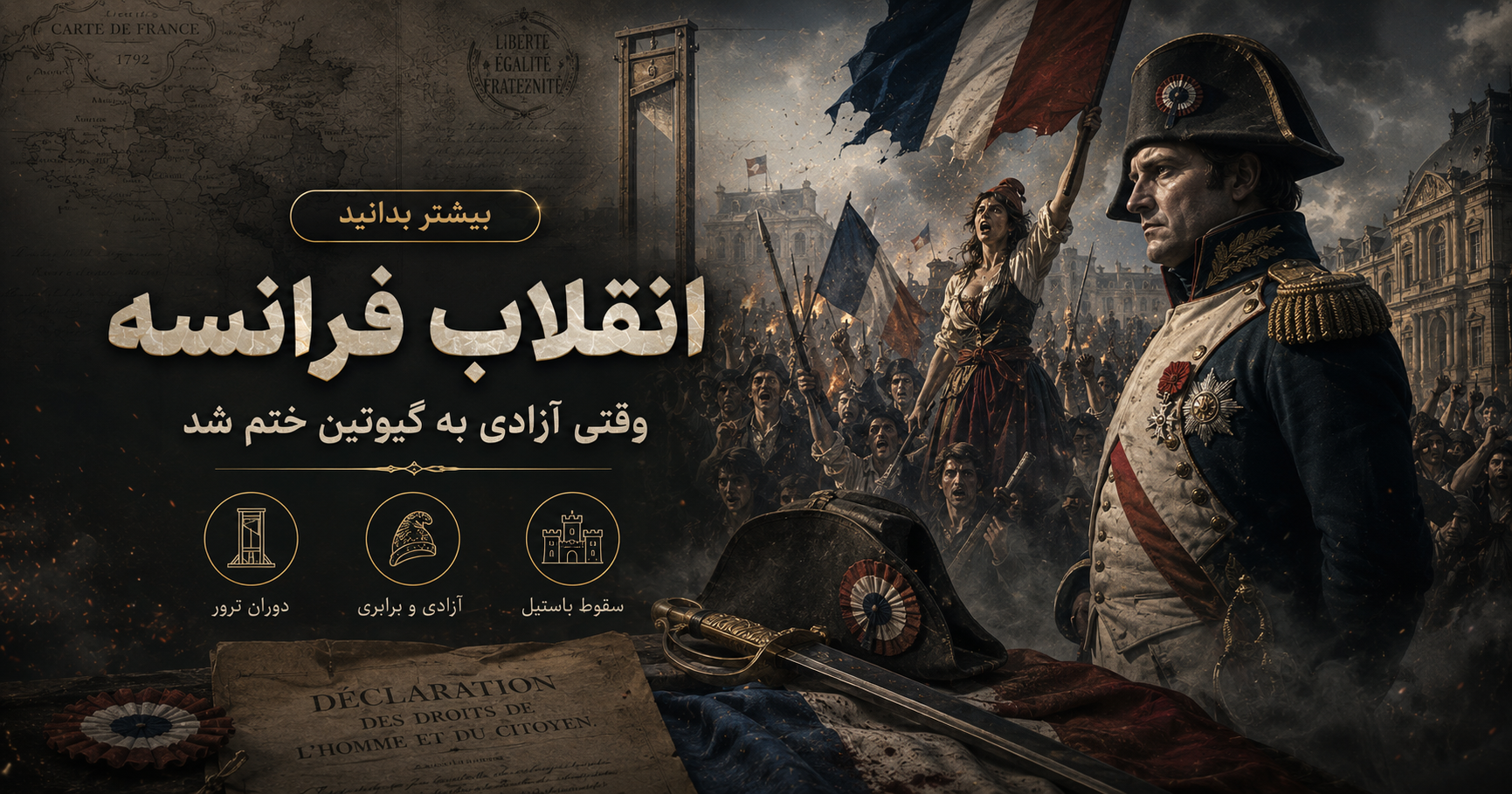 انقلاب فرانسه : وقتی آزادی به گیوتین ختم شد